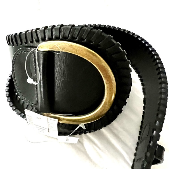 NWT BANANA REPUBLIC GENUINE LEATHER BLACK BELT main image 8